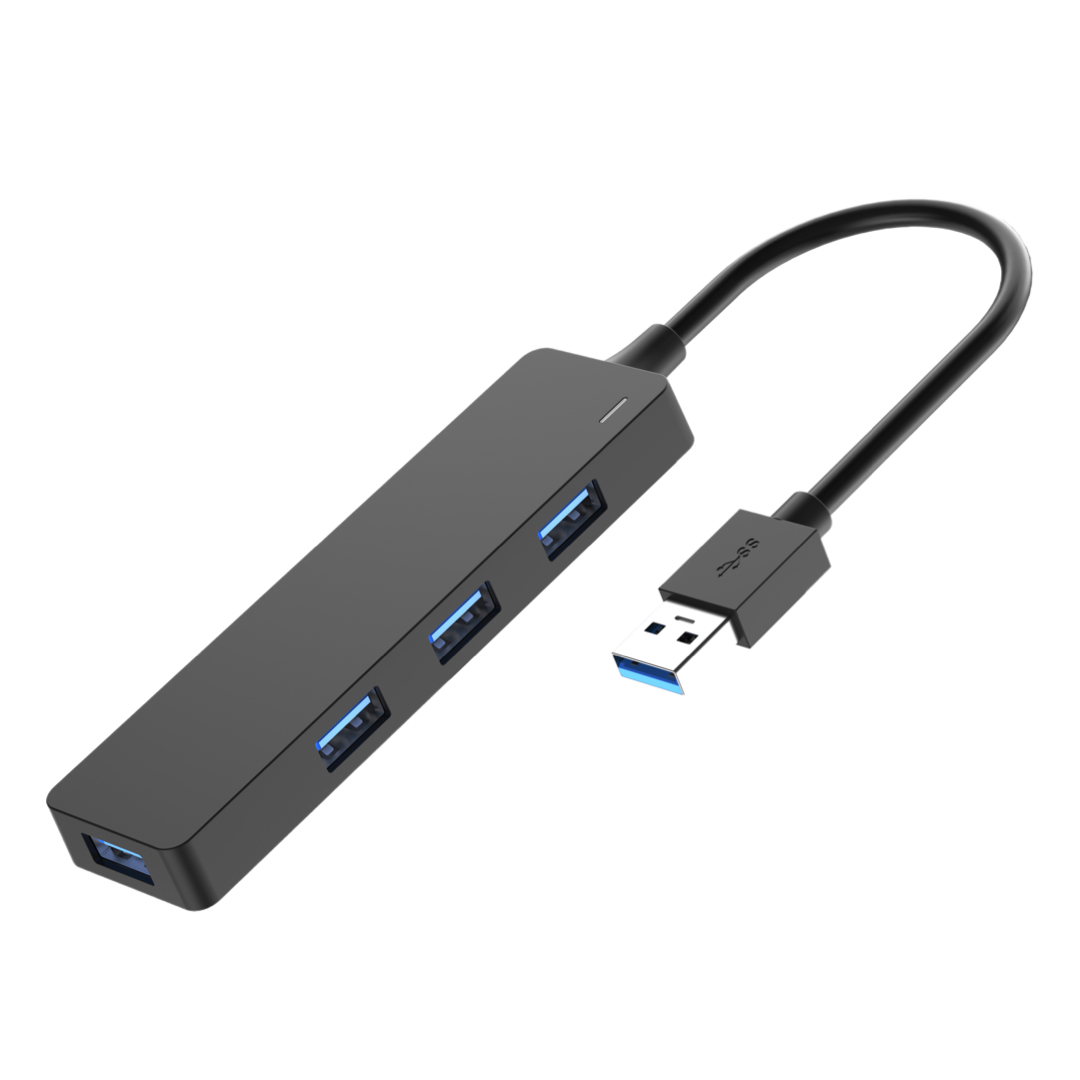 Can I use a USB hub to transfer data between devices?