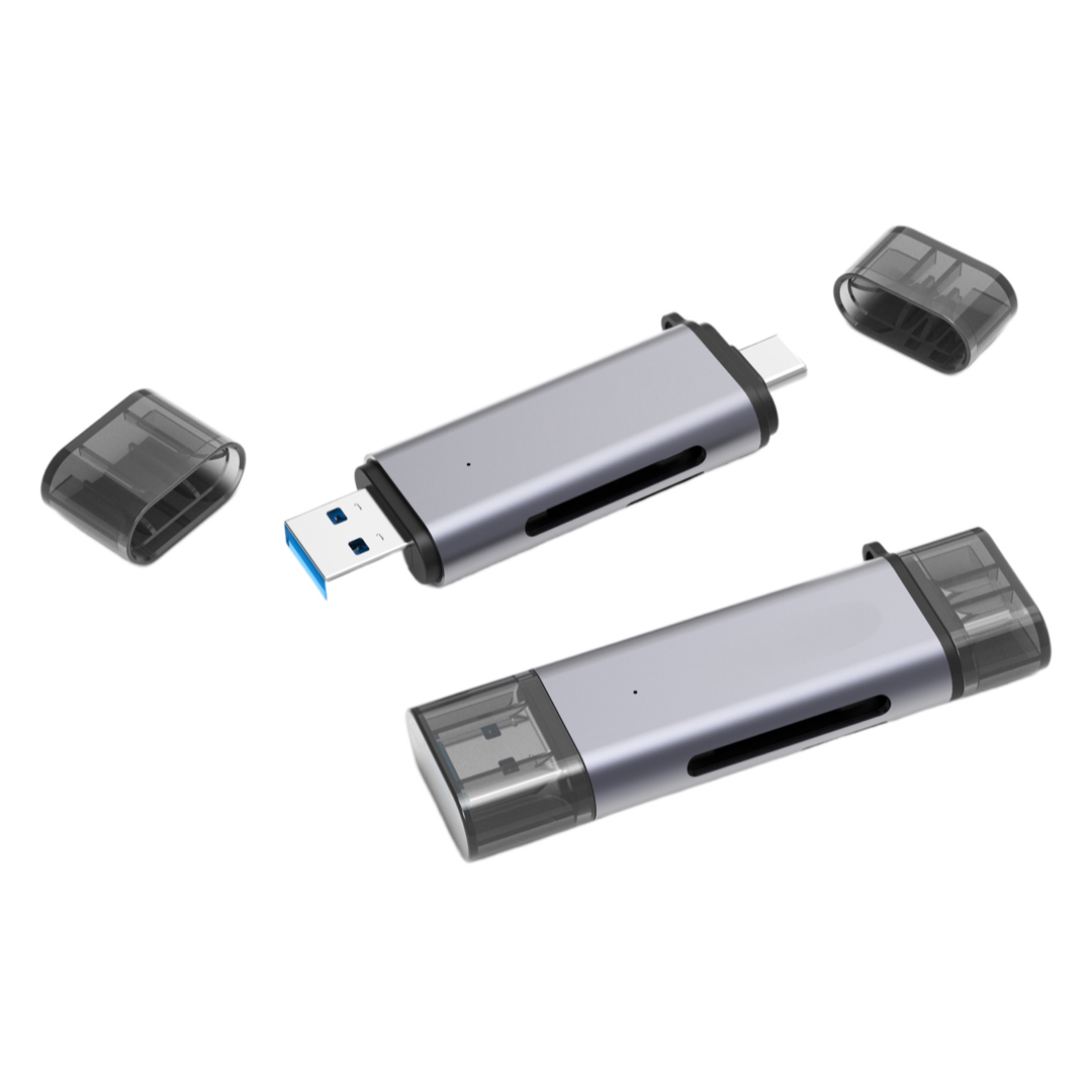 USB3.0 +TYPE C/M TO SD+TF  Two-in-one ca