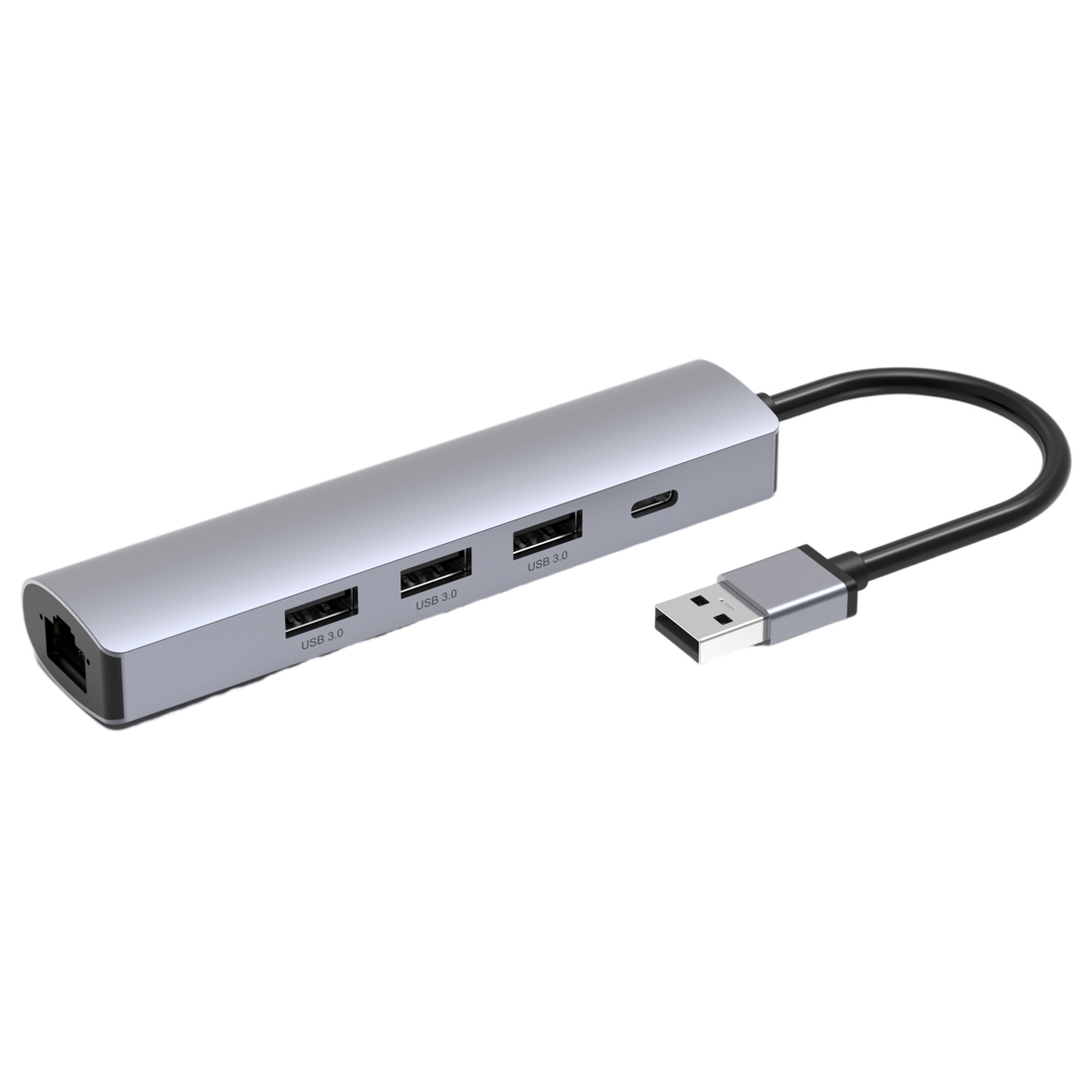 worldtype silver USB HUB 5-IN-1 Reputable USB Hub Producer.jpg